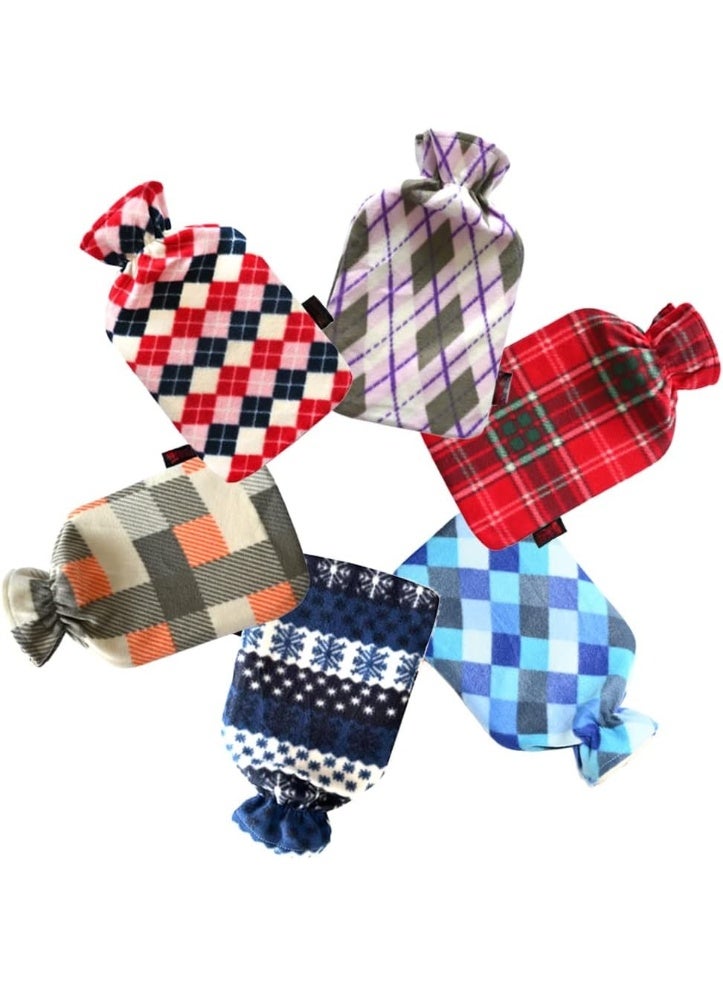 Hot Water Rubber Bottle with Soft Fleece Cover for Daily Warmth Comfort and Relaxation